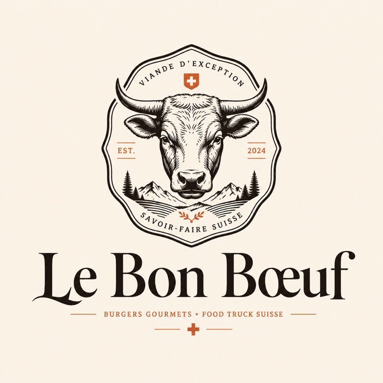 Le Bon Bœuf, burgers gourmets, food truck suisse
